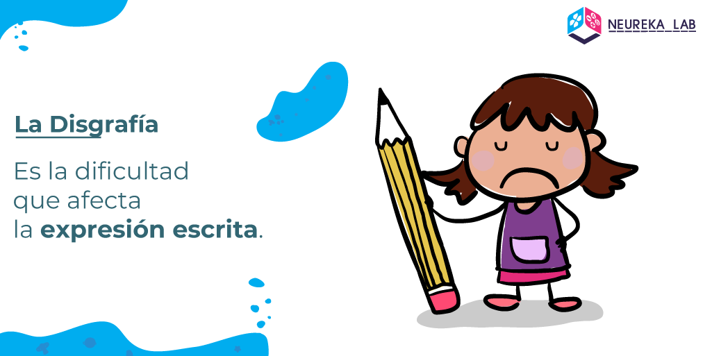 La disgrafía es la dificultad que afecta la expresión escrita.